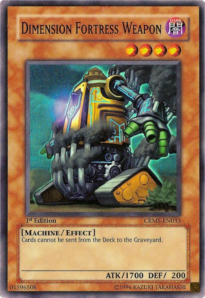 Dimension Fortress Weapon CRMS-EN033 card from Crimson Crisis