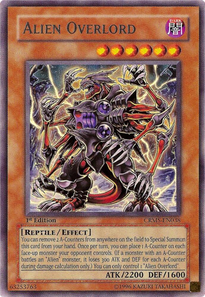 Alien Overlord CRMS-EN038 card from Crimson Crisis