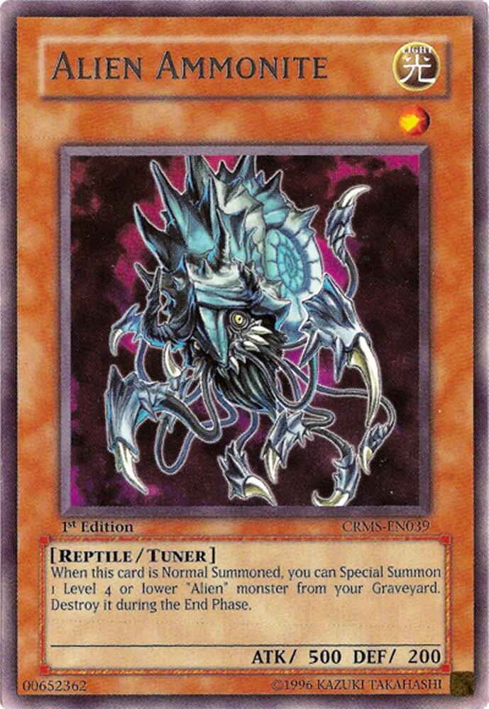 Alien Ammonite CRMS-EN039 card from Crimson Crisis