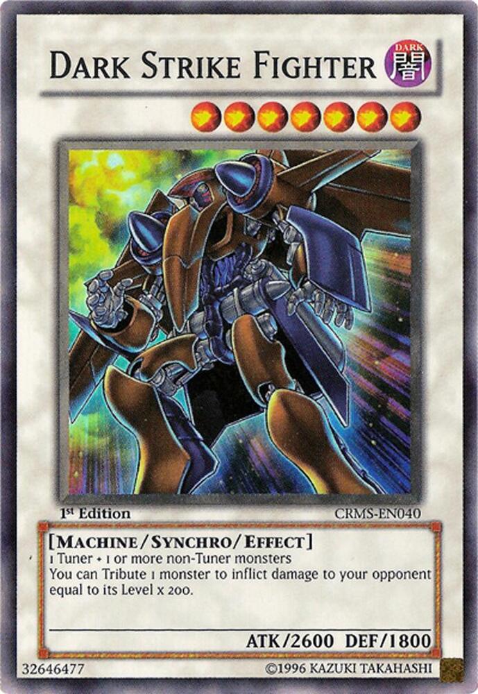 Dark Strike Fighter CRMS-EN040 card from Crimson Crisis