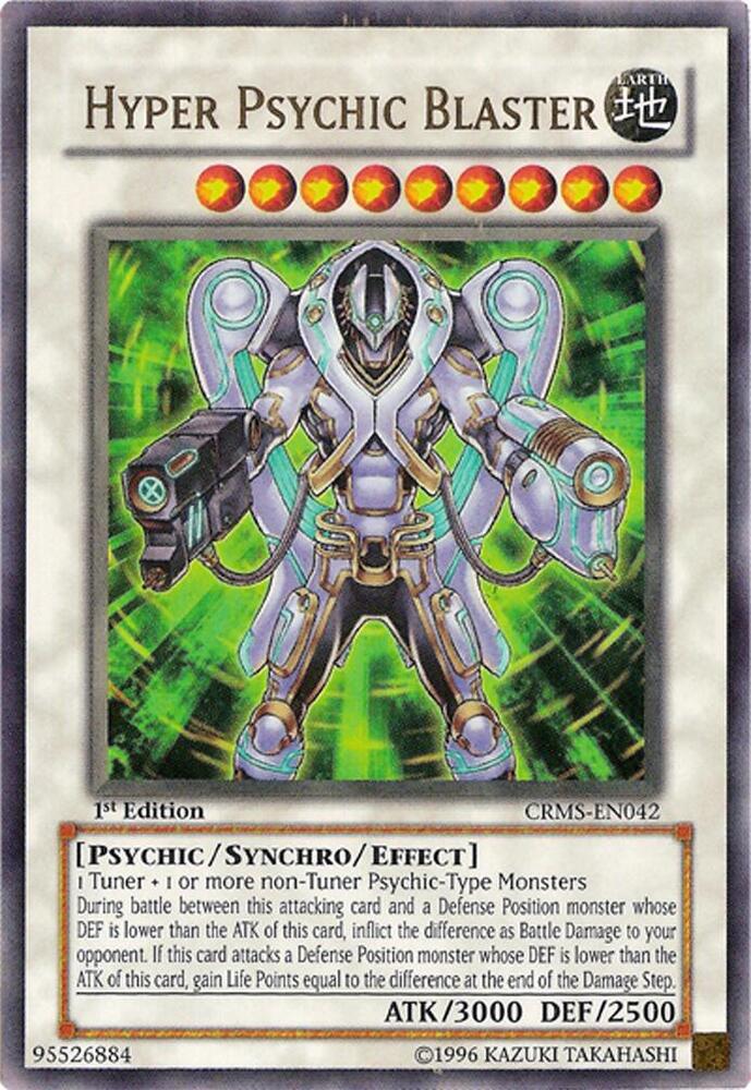 Hyper Psychic Blaster CRMS-EN042 card from Crimson Crisis
