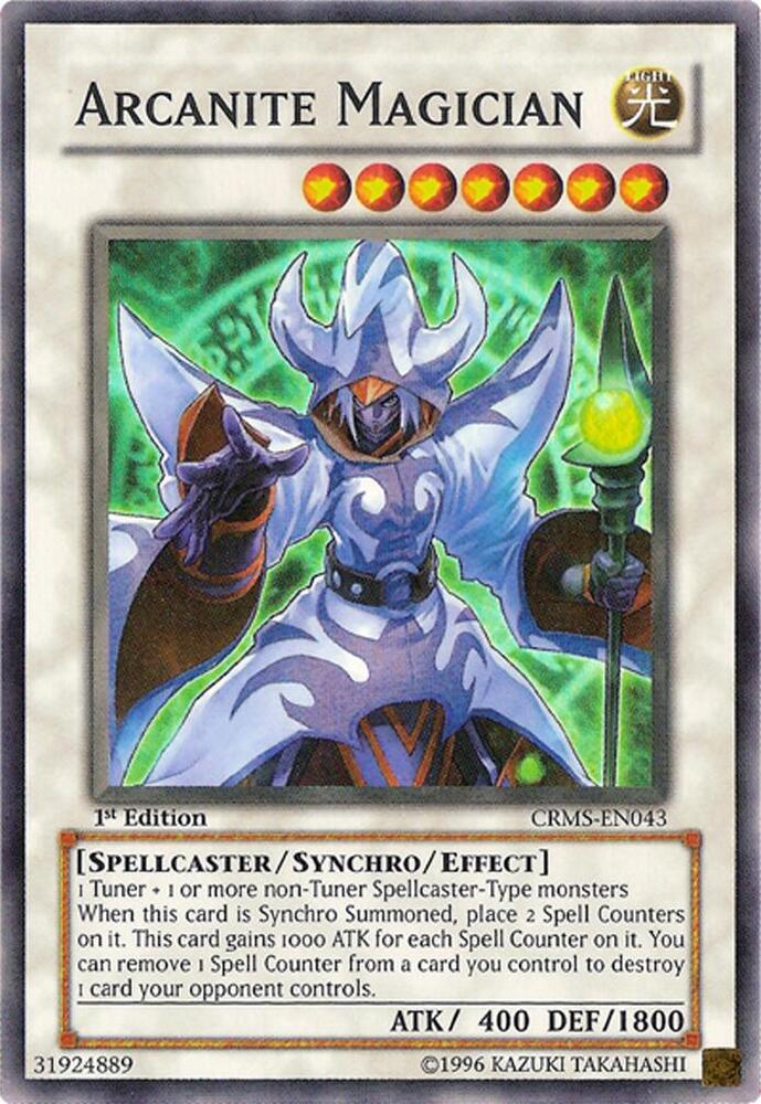 Arcanite Magician CRMS-EN043 card from Crimson Crisis