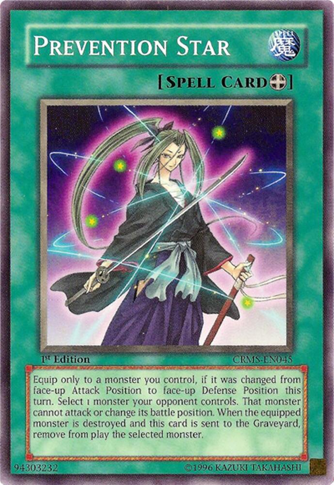 Prevention Star CRMS-EN045 card from Crimson Crisis