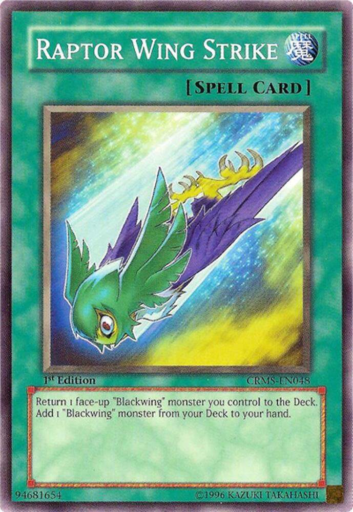 Raptor Wing Strike CRMS-EN048 card from Crimson Crisis