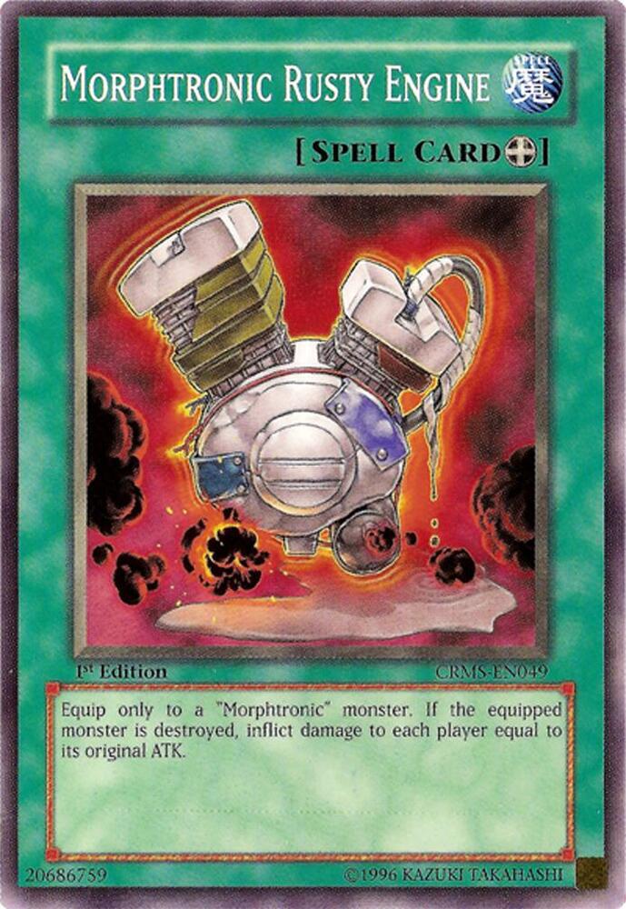 Morphtronic Rusty Engine CRMS-EN049 card from Crimson Crisis
