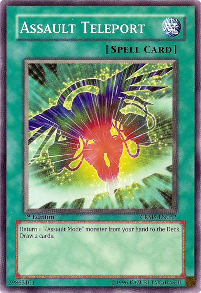 Assault Teleport CRMS-EN052 card from Crimson Crisis