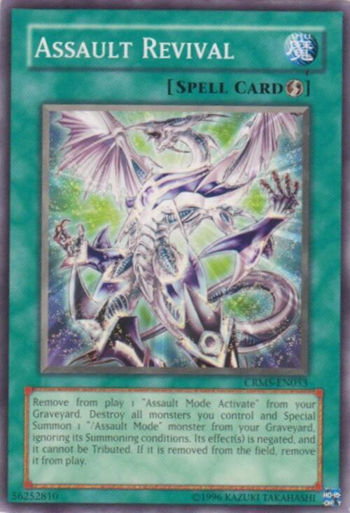 Assault Revival CRMS-EN053 card from Crimson Crisis