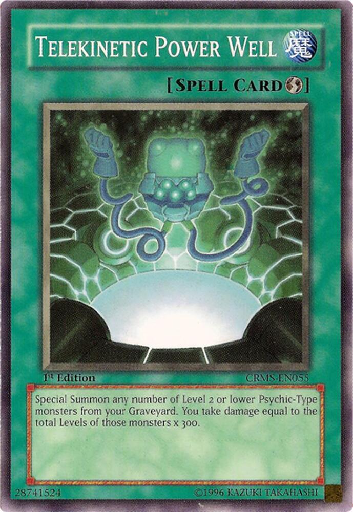 Telekinetic Power Well CRMS-EN055 card from Crimson Crisis