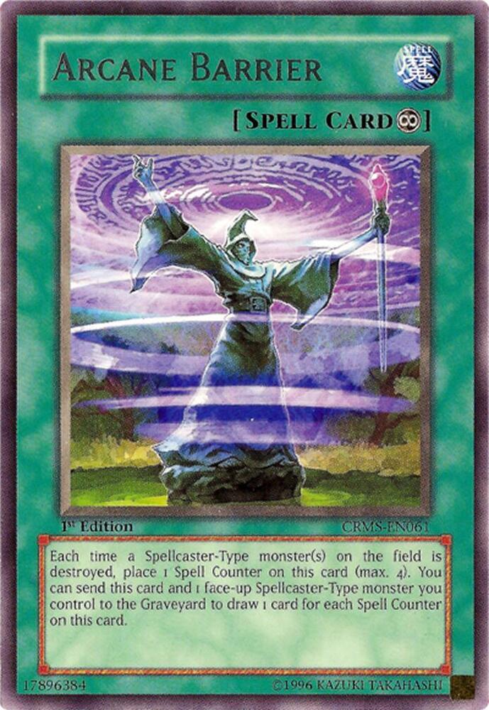 Arcane Barrier CRMS-EN061 card from Crimson Crisis