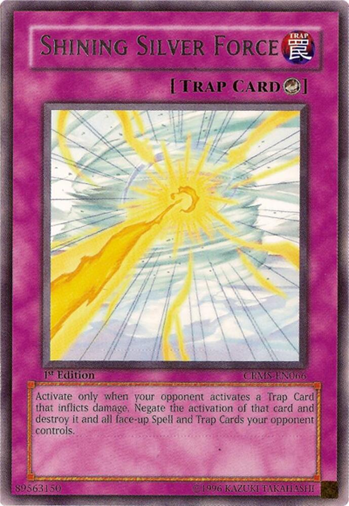 Shining Silver Force CRMS-EN066 card from Crimson Crisis