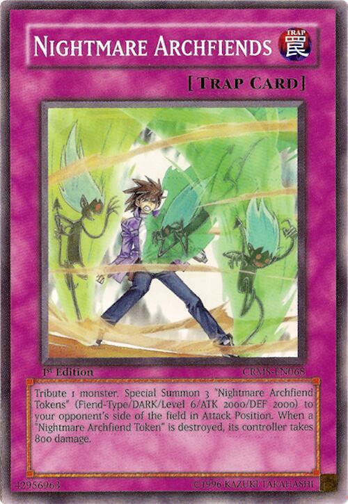 Nightmare Archfiends CRMS-EN068 card from Crimson Crisis