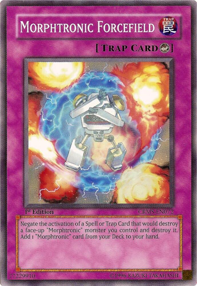Morphtronic Forcefield CRMS-EN072 card from Crimson Crisis