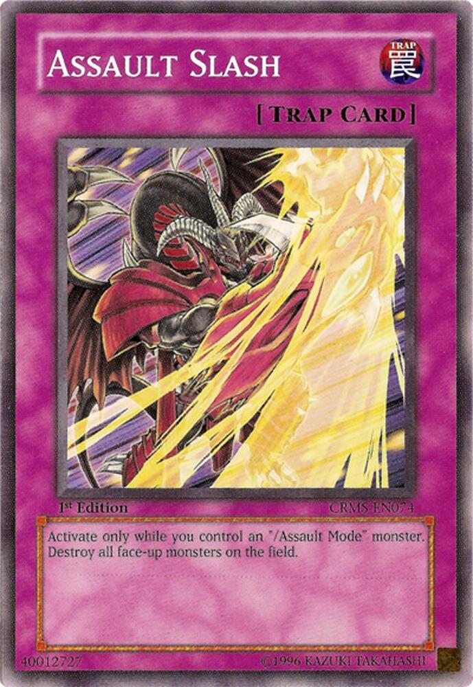 Assault Slash CRMS-EN074 card from Crimson Crisis