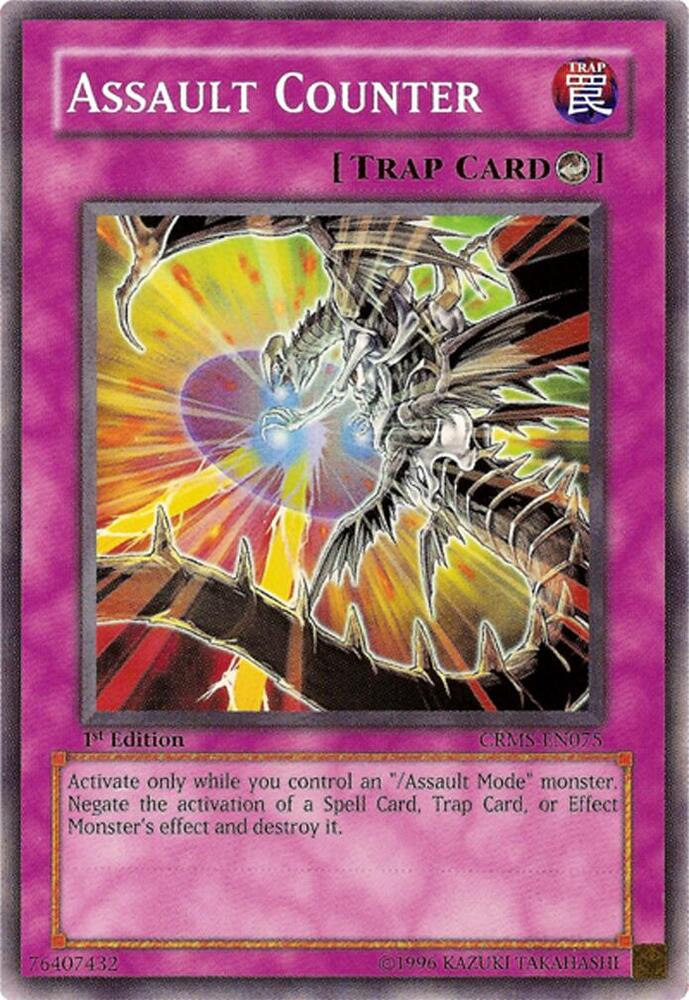Assault Counter CRMS-EN075 card from Crimson Crisis