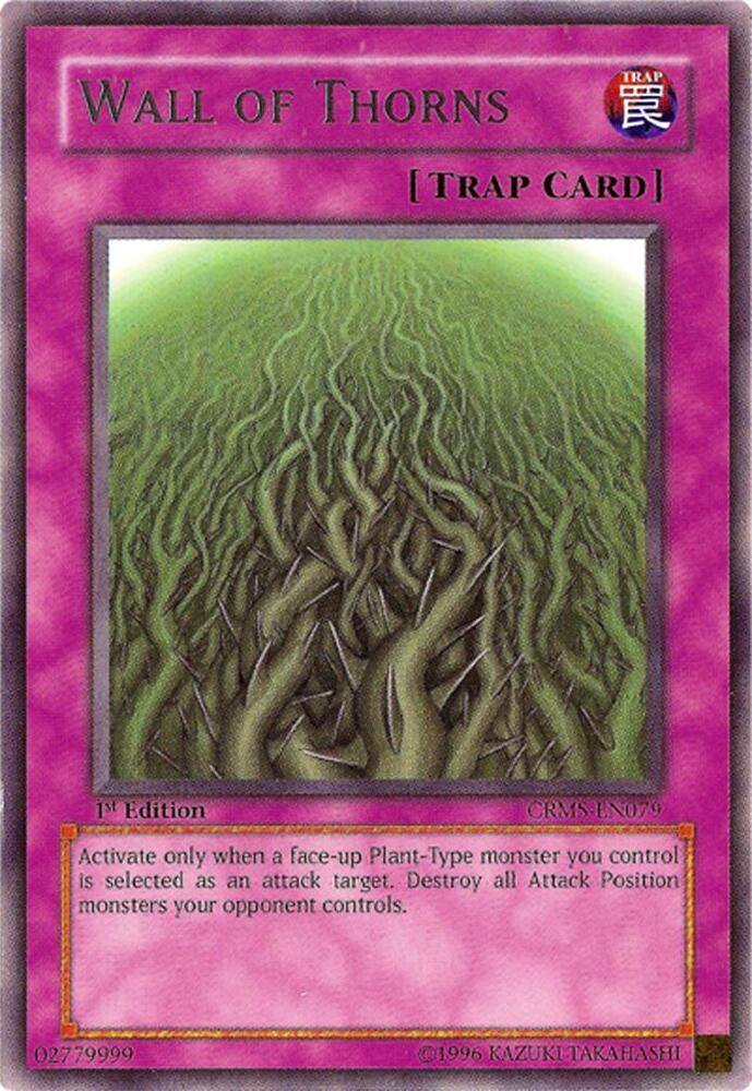 Wall of Thorns CRMS-EN079 card from Crimson Crisis
