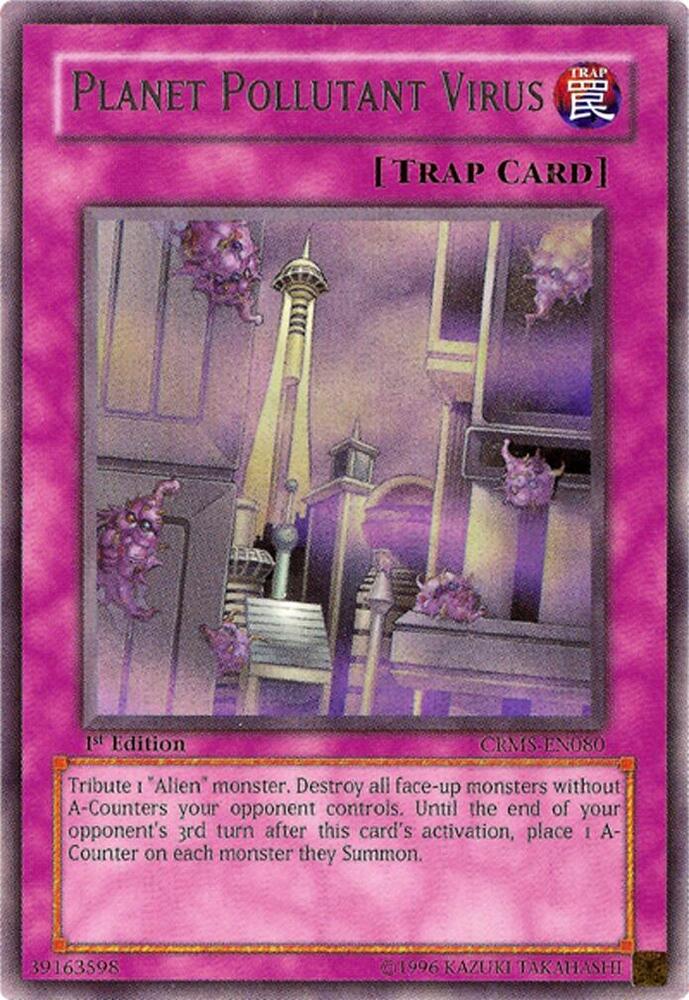 Planet Pollutant Virus CRMS-EN080 card from Crimson Crisis