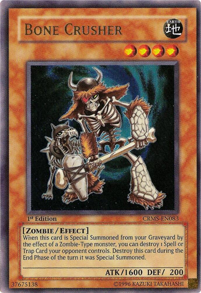 Bone Crusher CRMS-EN083 card from Crimson Crisis