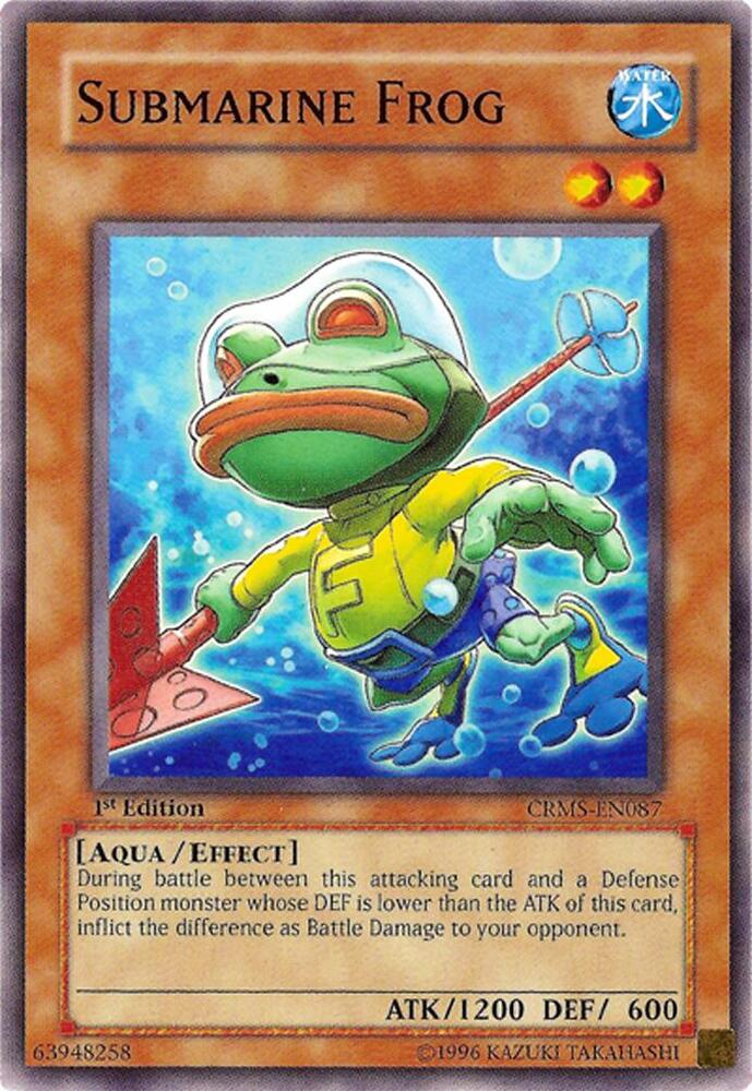 Submarine Frog CRMS-EN087 card from Crimson Crisis