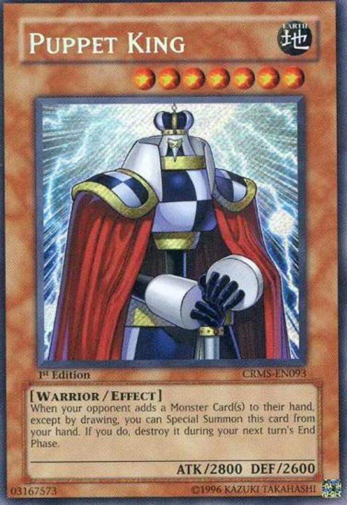Puppet King CRMS-EN093 card from Crimson Crisis