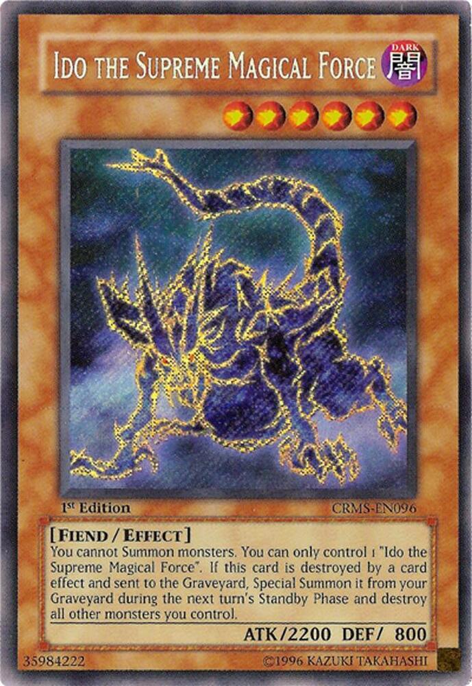 Ido the Supreme Magical Force CRMS-EN096 card from Crimson Crisis
