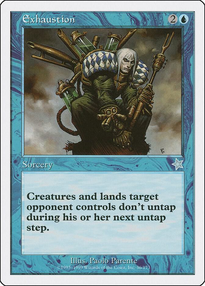 Exhaustion 36 card from Starter 1999