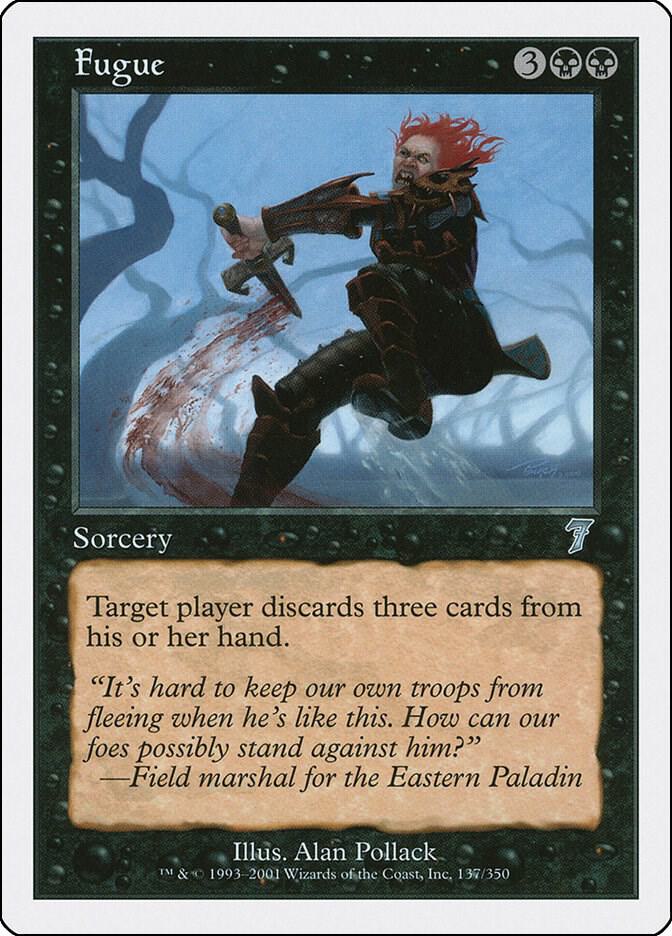 Fugue 137 card from 7th Edition