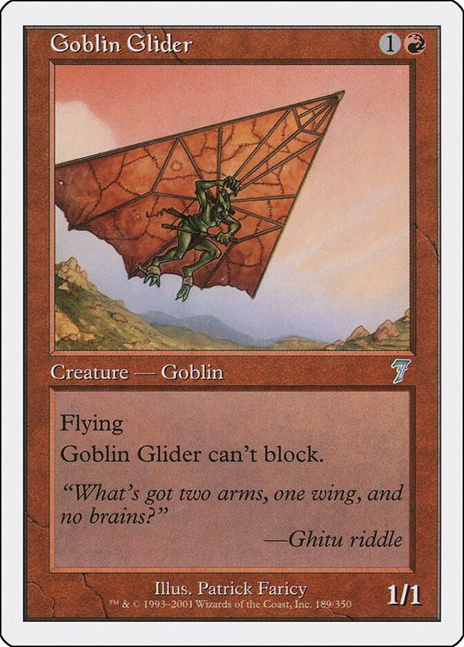 Goblin Glider 189 card from 7th Edition