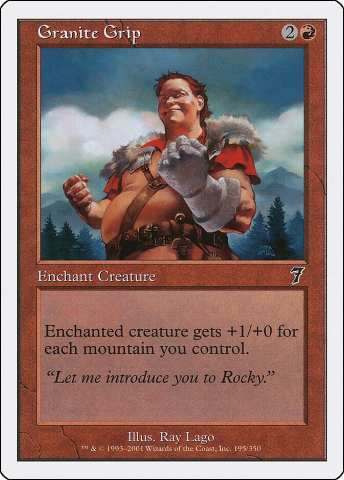 Granite Grip 195 card from 7th Edition