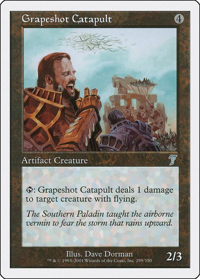 Grapeshot Catapult 299 card from 7th Edition