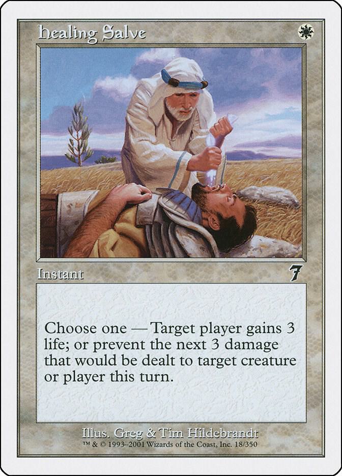 Healing Salve 18 card from 7th Edition