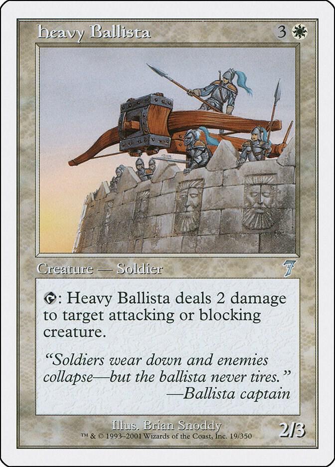 Heavy Ballista 19 card from 7th Edition