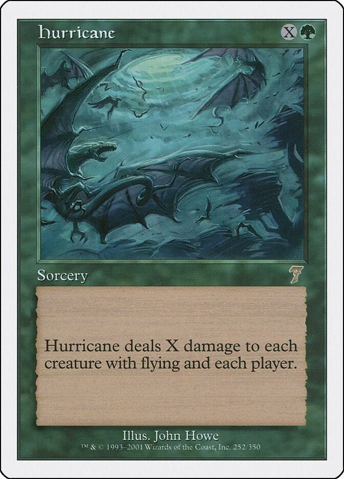 Hurricane 252 card from 7th Edition
