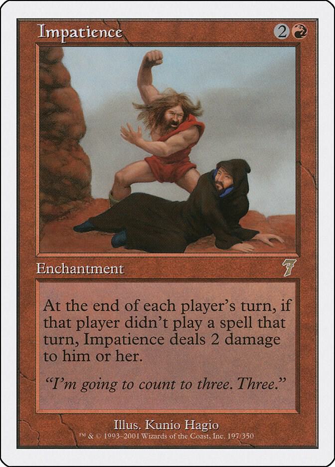 Impatience 197 card from 7th Edition
