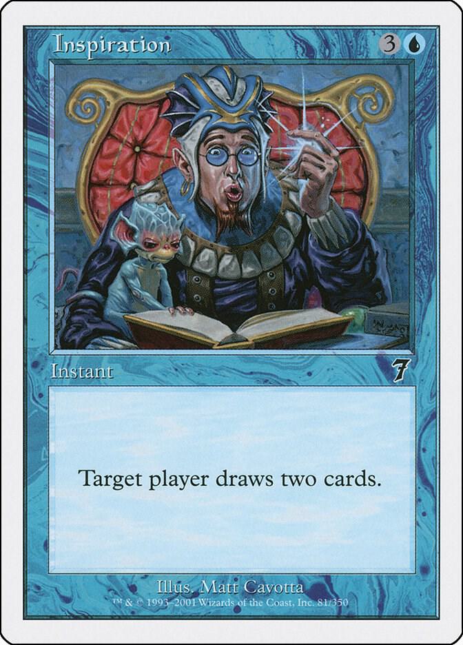 Inspiration 81 card from 7th Edition