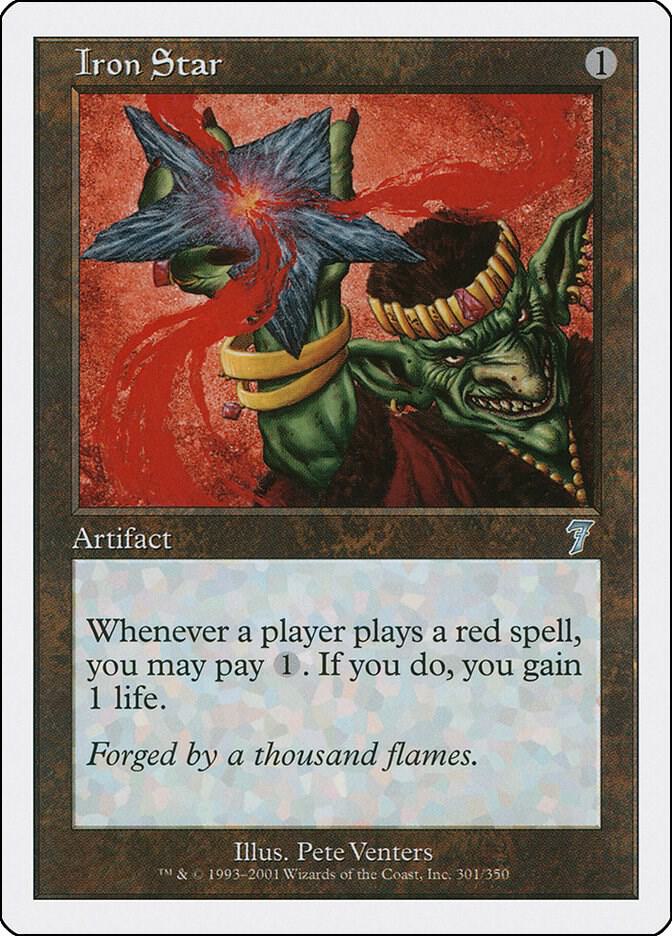 Iron Star 301 card from 7th Edition