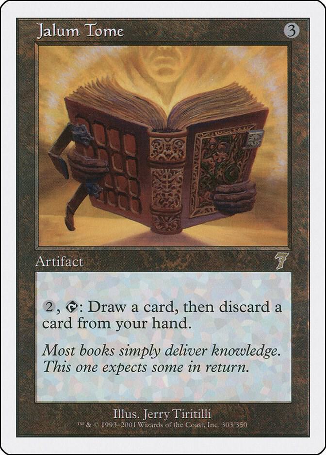 Jalum Tome 303 card from 7th Edition