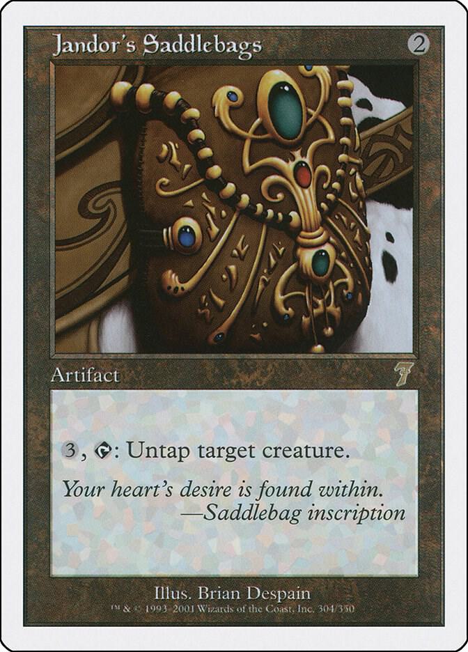 Jandor's Saddlebags 304 card from 7th Edition