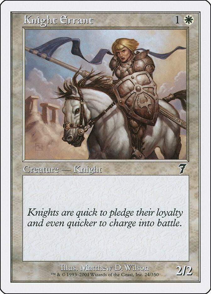 Knight Errant 24 card from 7th Edition