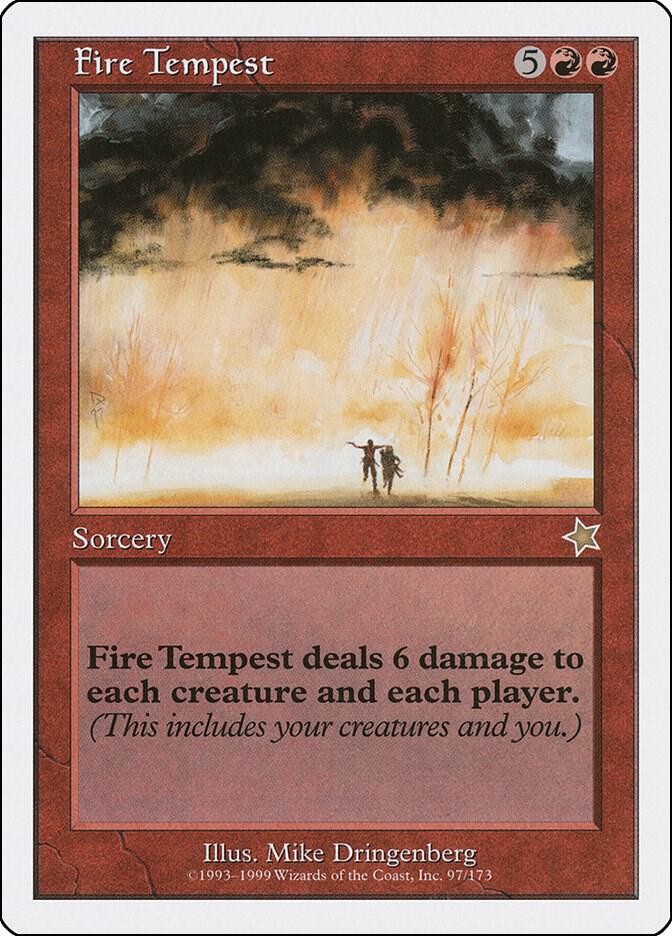 Fire Tempest 97 card from Starter 1999