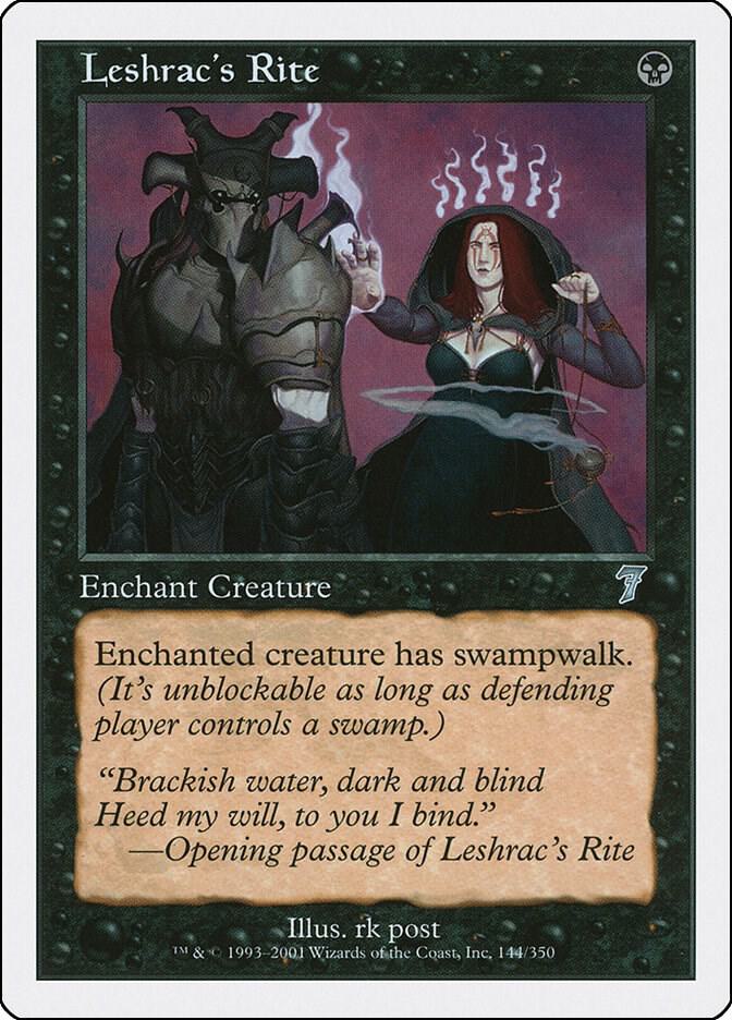 Leshrac's Rite 144 card from 7th Edition