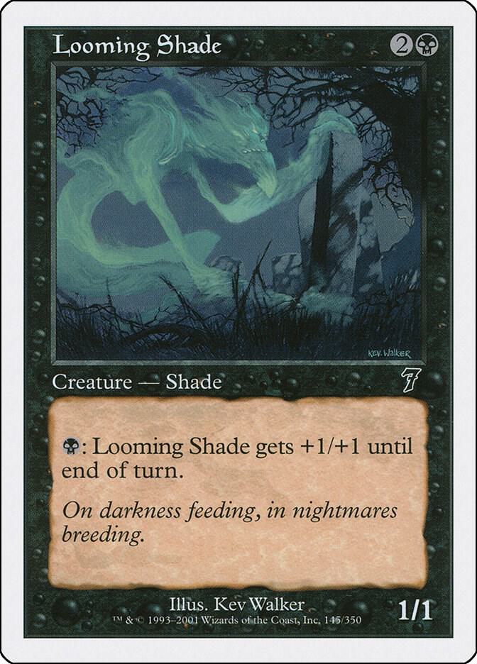 Looming Shade 145 card from 7th Edition