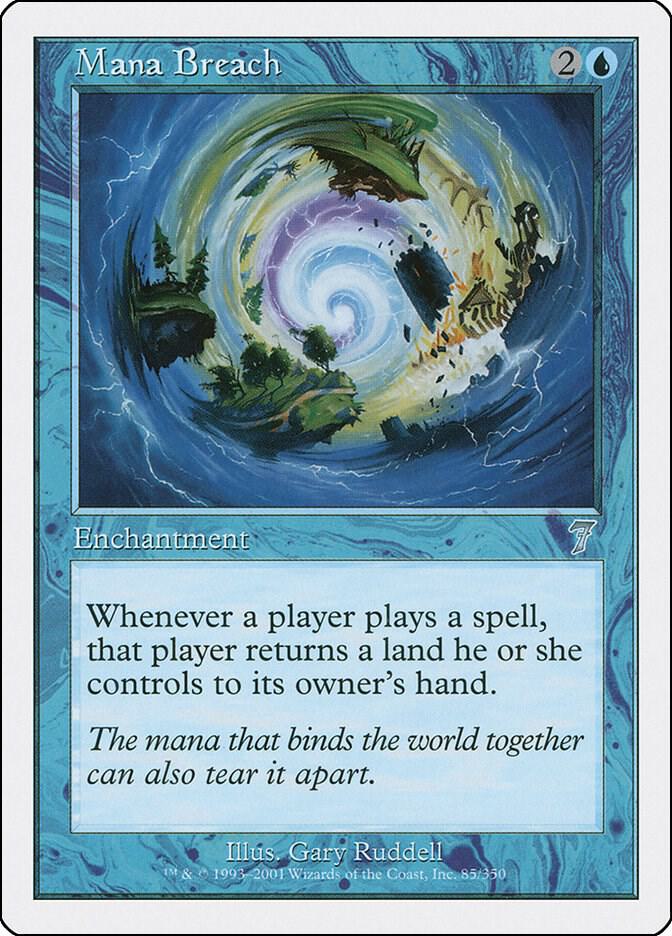 Mana Breach 85 card from 7th Edition