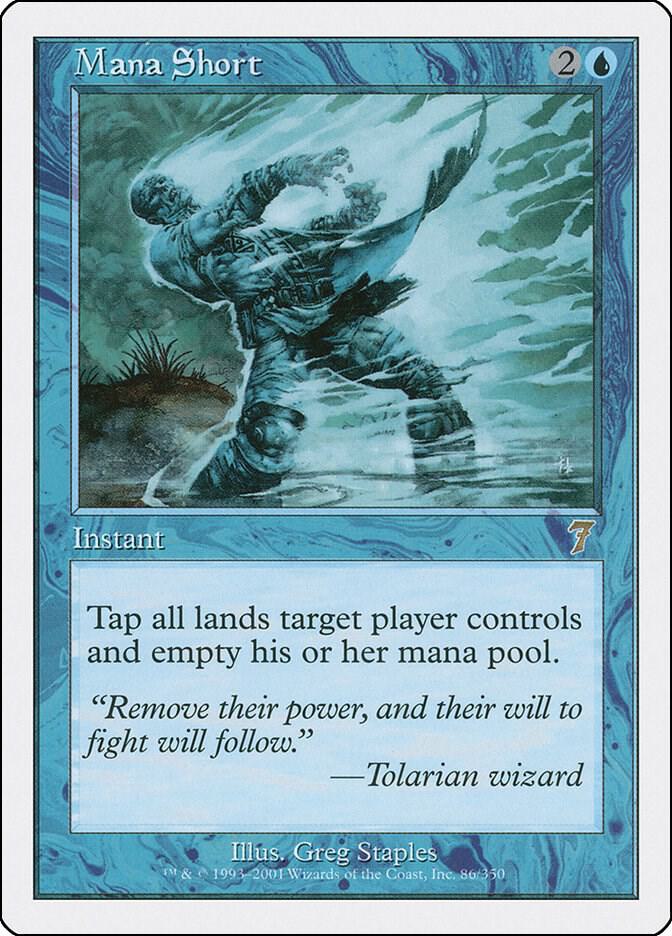 Mana Short 86 card from 7th Edition