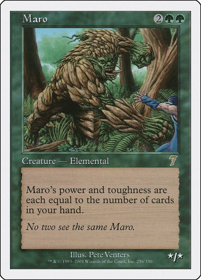 Maro 256 card from 7th Edition