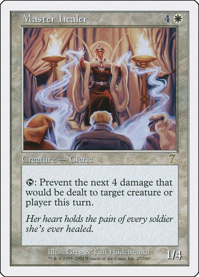 Master Healer 27 card from 7th Edition