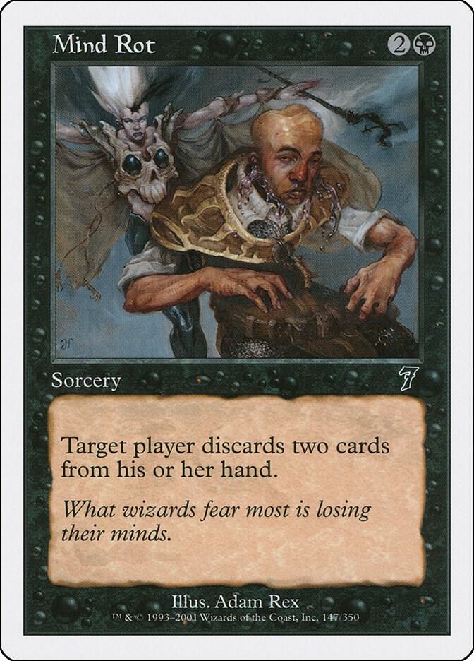 Mind Rot 147 card from 7th Edition