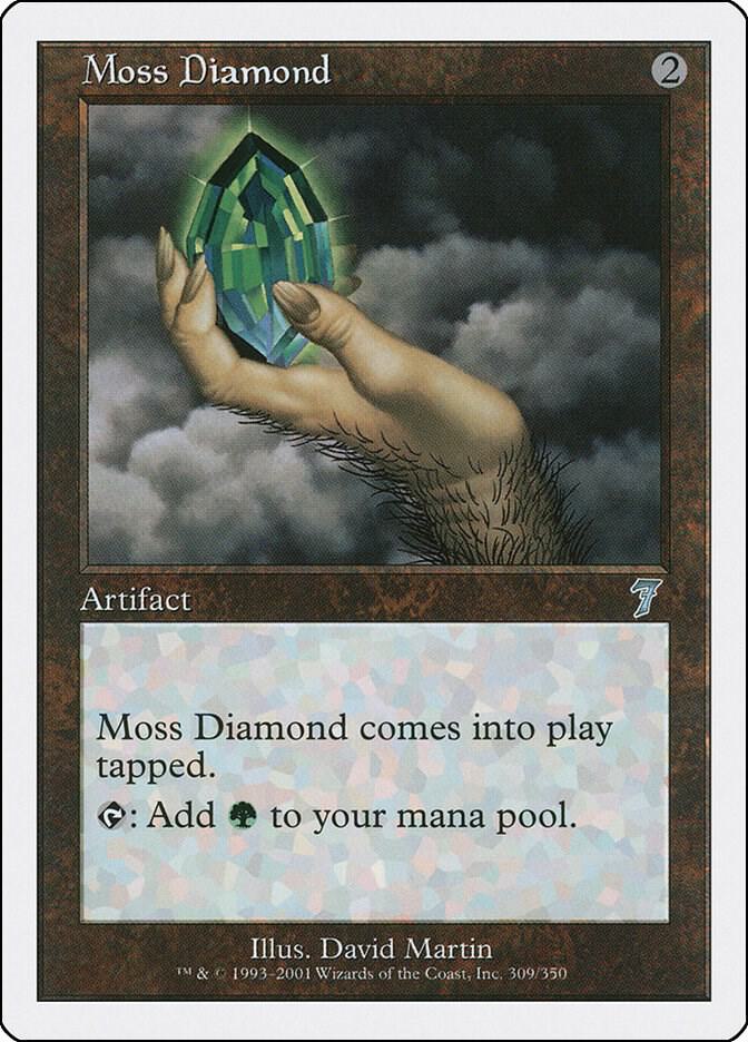Moss Diamond 309 card from 7th Edition
