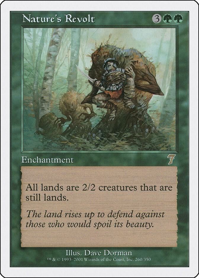 Nature's Revolt 260 card from 7th Edition