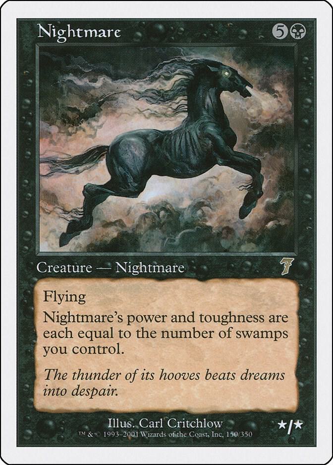 Nightmare 150 card from 7th Edition