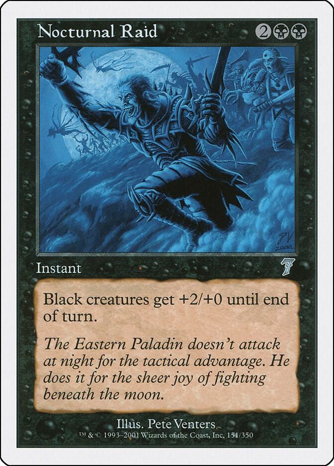 Nocturnal Raid 151 card from 7th Edition